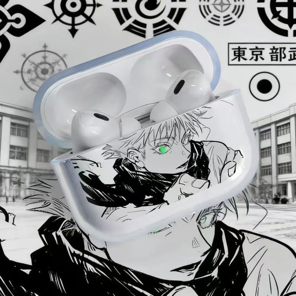 Korean Anime Handsome Boy Cool Clear TPU Case For Apple AirPods 4 Airpods Pro 3 2 1 Wireless Earphone Protective Silicone Cover view 4