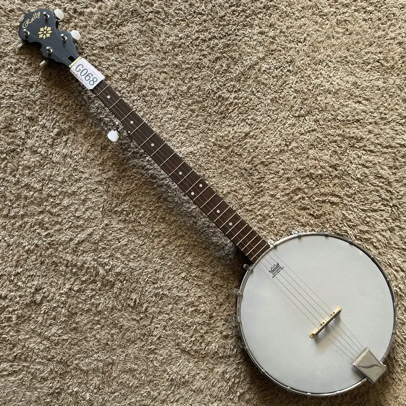 G068 Banjo 5 cordes professionnel de style Bluegrass, fabriqué en Corée, avec peau de tambour REMO, instrument à résonateur acoustique, manche en acajou