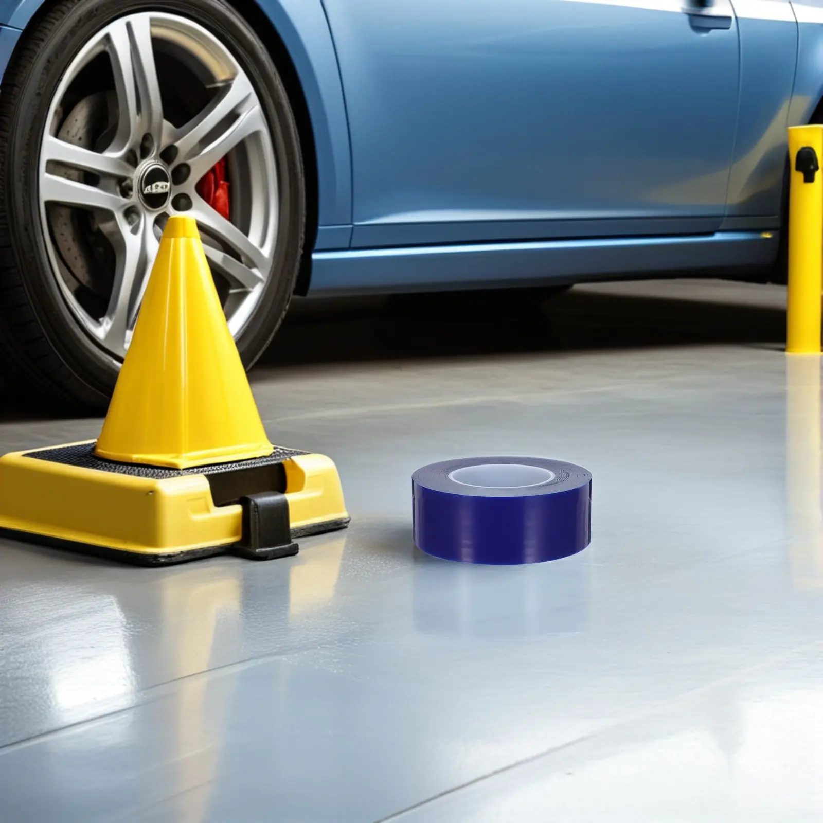 

5cmx200m Rim Edge Guard Tape Weatherproof Pe Protective Film for Tire Changer Rim Saver Car Wheel Installation Scratch