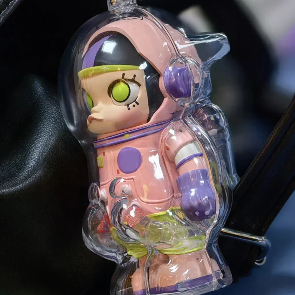 モリーぬいぐるみ用プラスチックディスプレイバッグ透明ポータブルケーブルオーガナイザーボックス保護アクリル収納ケース人形なし