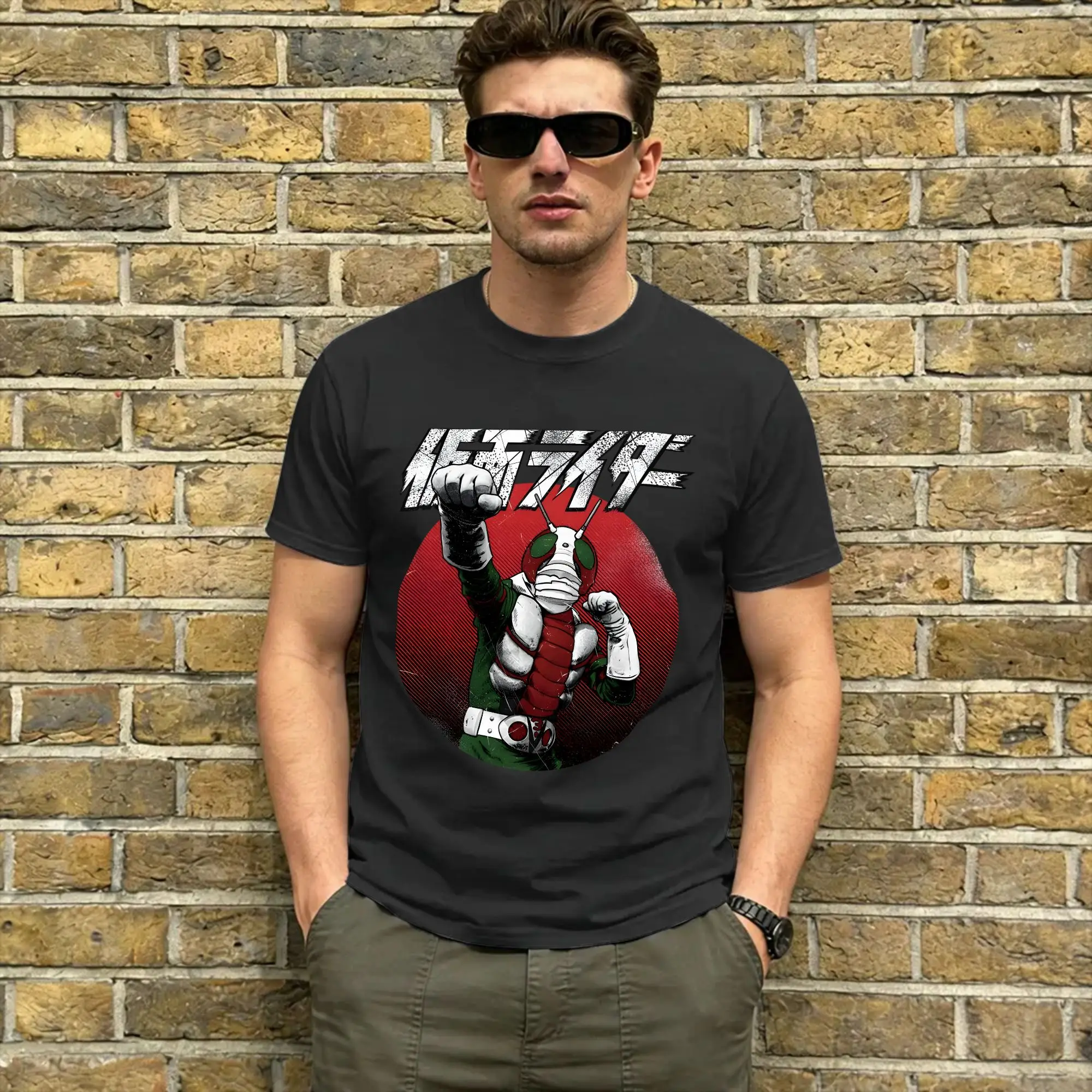 Kamen Riders 100 Cotton T Shirt For Man Summer  Aesthetic T-Shirts O Neck Novelty Tees Plus Size Pattern Tops