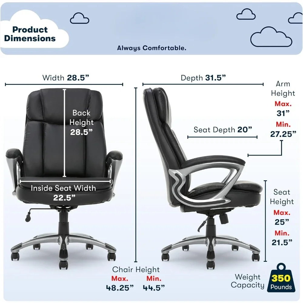 Contoured Lumbar Zone Office Furniture Individual Armchair Black Freight Free Relaxing Chair on Wheels Furnitures Gamer Desk