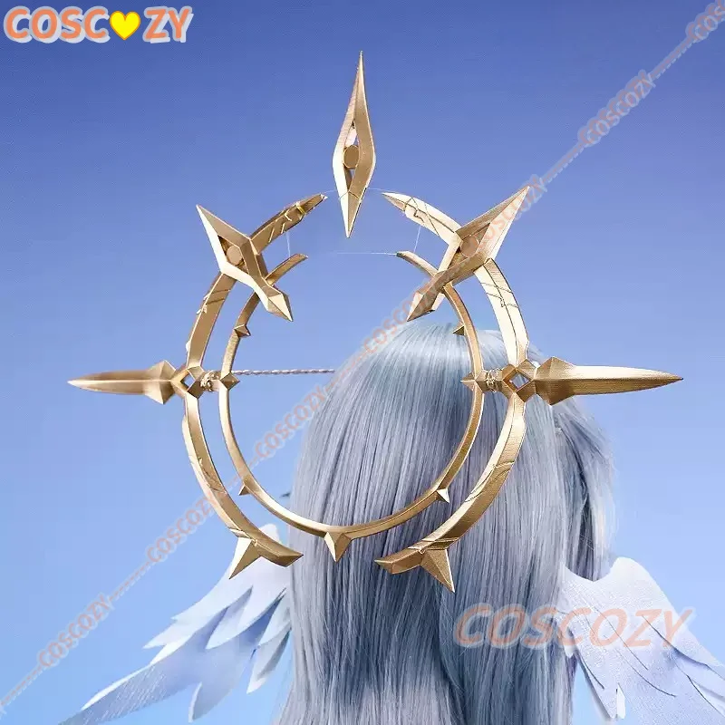 Sunday Cosplay Halo Headwear Game Honkai Star Rail Mr. Sunday Costume Prop Brother of Robin Role Play Gold And Silver Props