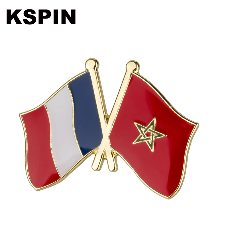 Morocco flag pin lapel pin badge  Brooch Icons KS-0131