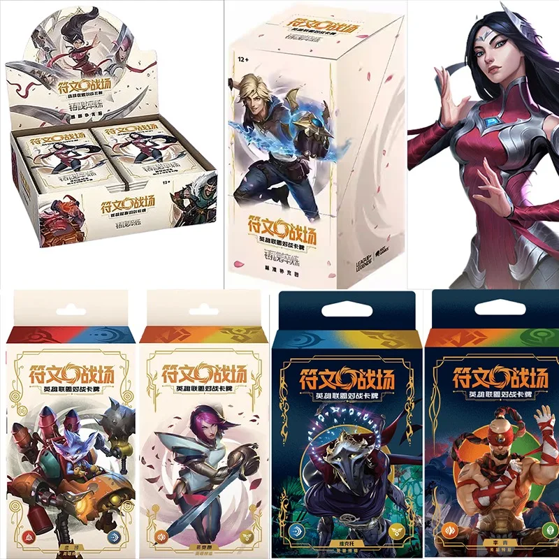 

Genuine Rune Battlefield Vol.2 Soul Forging Tempering TCG Hero Starter Deck Rumble Collection Trading Cards Card Gift Toys