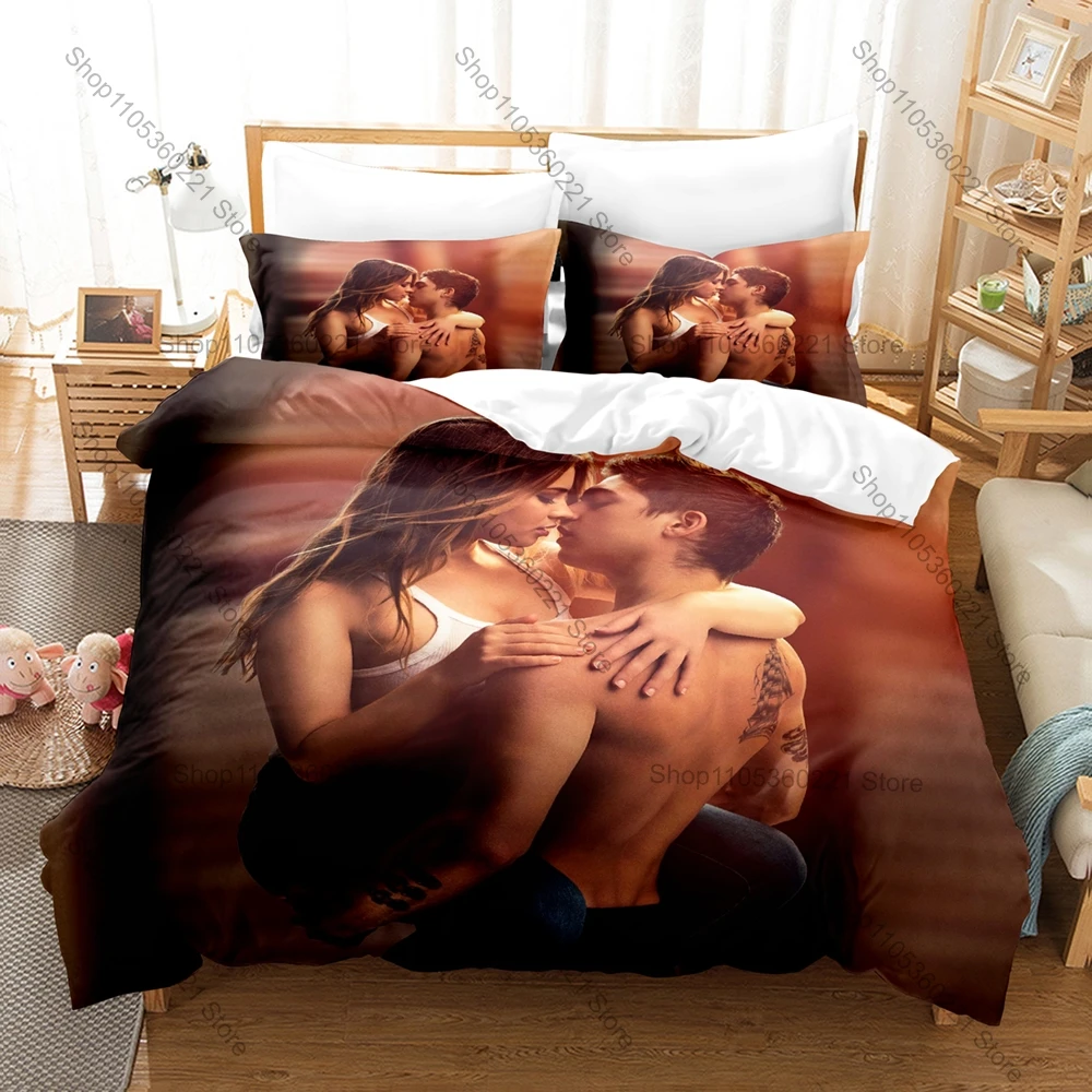 After Ever Happy Hardin & Tessa Teen Romantic Love Story Movie Duvet Cover 2 Pillowcases Gentle Urban Bedroom Microfiber Bedding