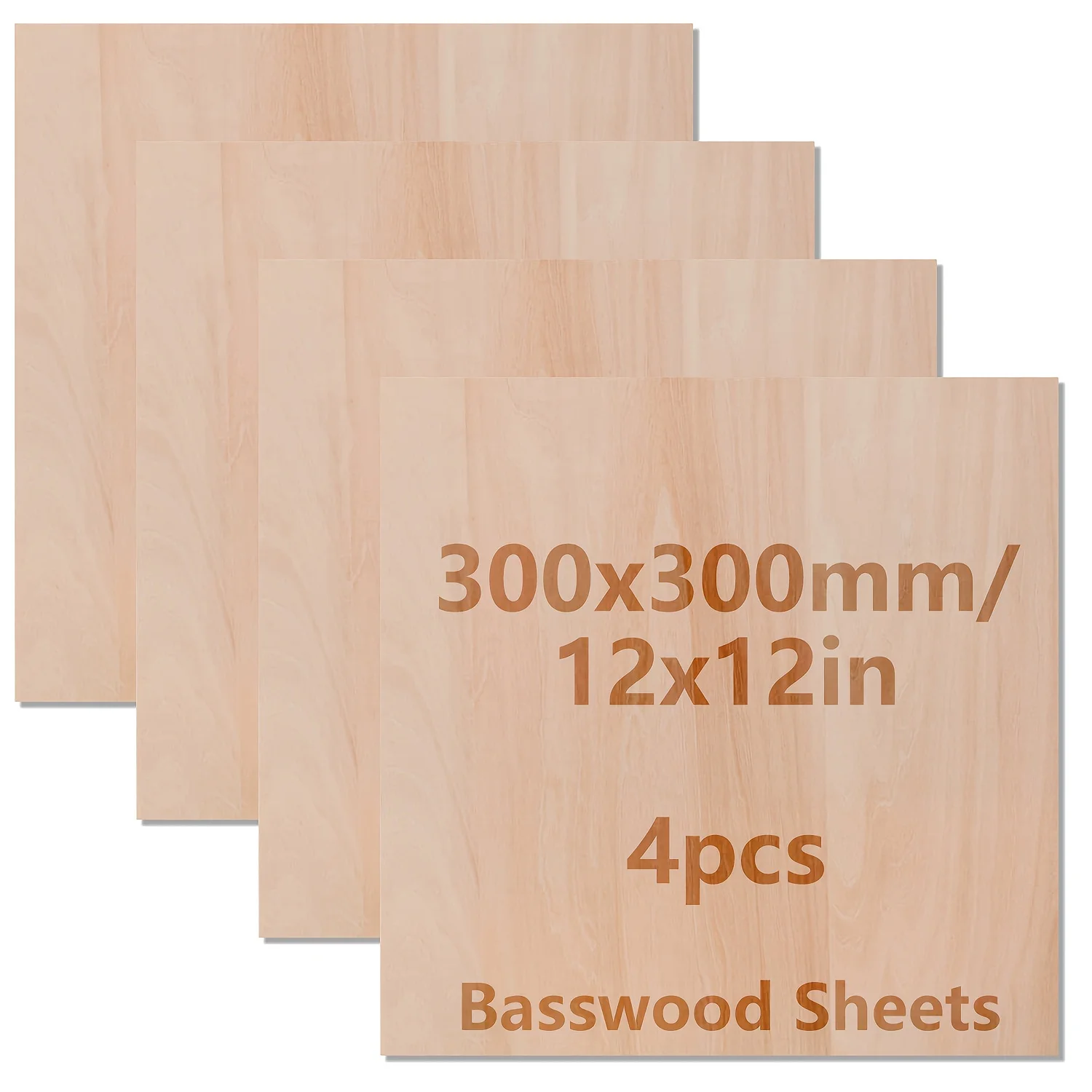 

Набор из 8/16 штук листов липовой древесины 12x12x0.08 дюйма (2 мм), тонкая древесина для лазерной резки, для поделок, изготовления моделей, DIY-проектов