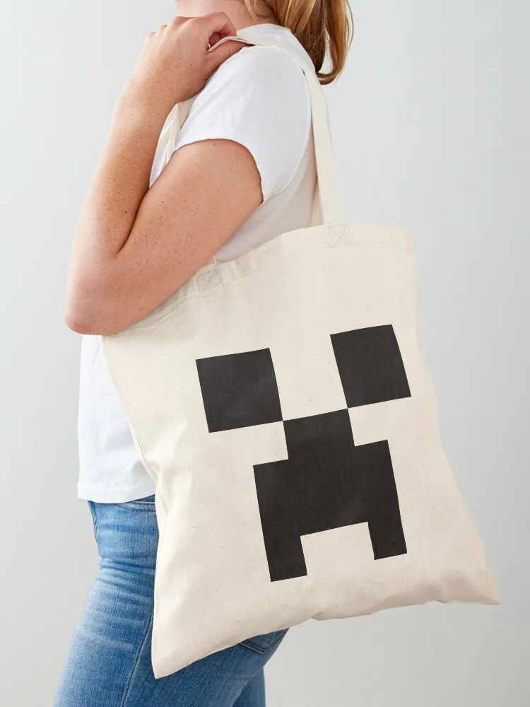 

Creeper face Tote Bag personalized tote bag Handbags women Canvas bag for women custom bags