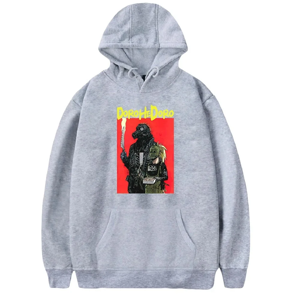 Dorohedoro anime hoodies das mulheres dos homens manga longa pulôver com capuz camisolas unisex casual streetwear roupas de moda