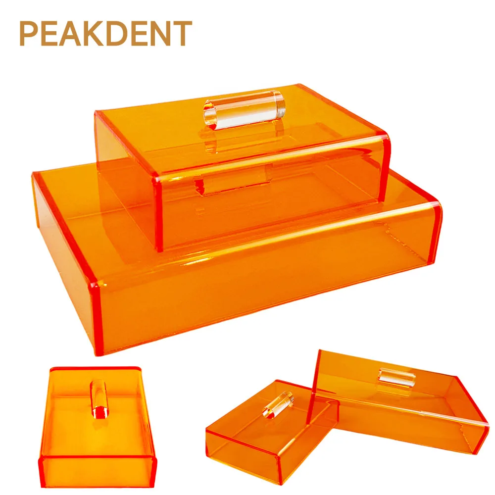 

Dental light-shield box protective coverUVprotection dental resin shade organizer box light-proof plastic case suitable fordenta