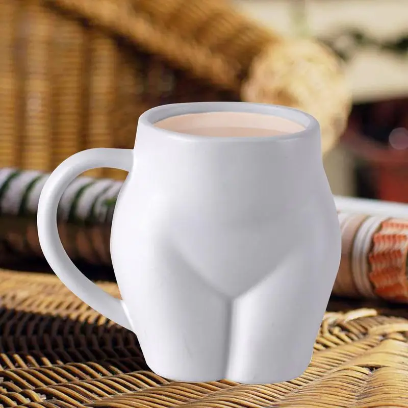 Booty Coffee Mug 3D Buttock Ceramic Coffee Mugs 520ml Home Decor Tea Cup Novelty Drinking Water Cup Breakfast Milk Mug for Women