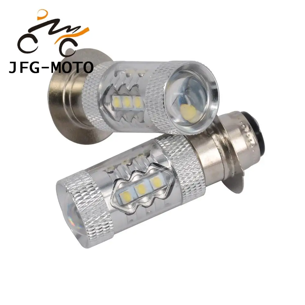 Super LED Headlights Bulbs Motorcycles 2PCS 80W For YAMAHA ATV YFM350 400 450 660 700 Raptor Blaster 200 Banshee 350 Grizzly