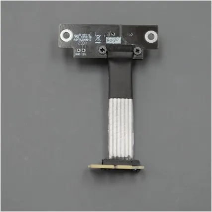 2025 جديد Riser PCI-E 2.0/3 0/4.0 X1 تمديد كابل، ثنائي الزاوية اليمنى كارت الصوت واجهة الشبكة اللاسلكية فتحة للبطاقات التوسع