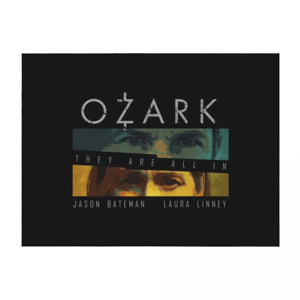 

Футболка OzarkThey Are All In - Одеяло Ozark Волосатый пляж Дизайнеры Retros Одеяла