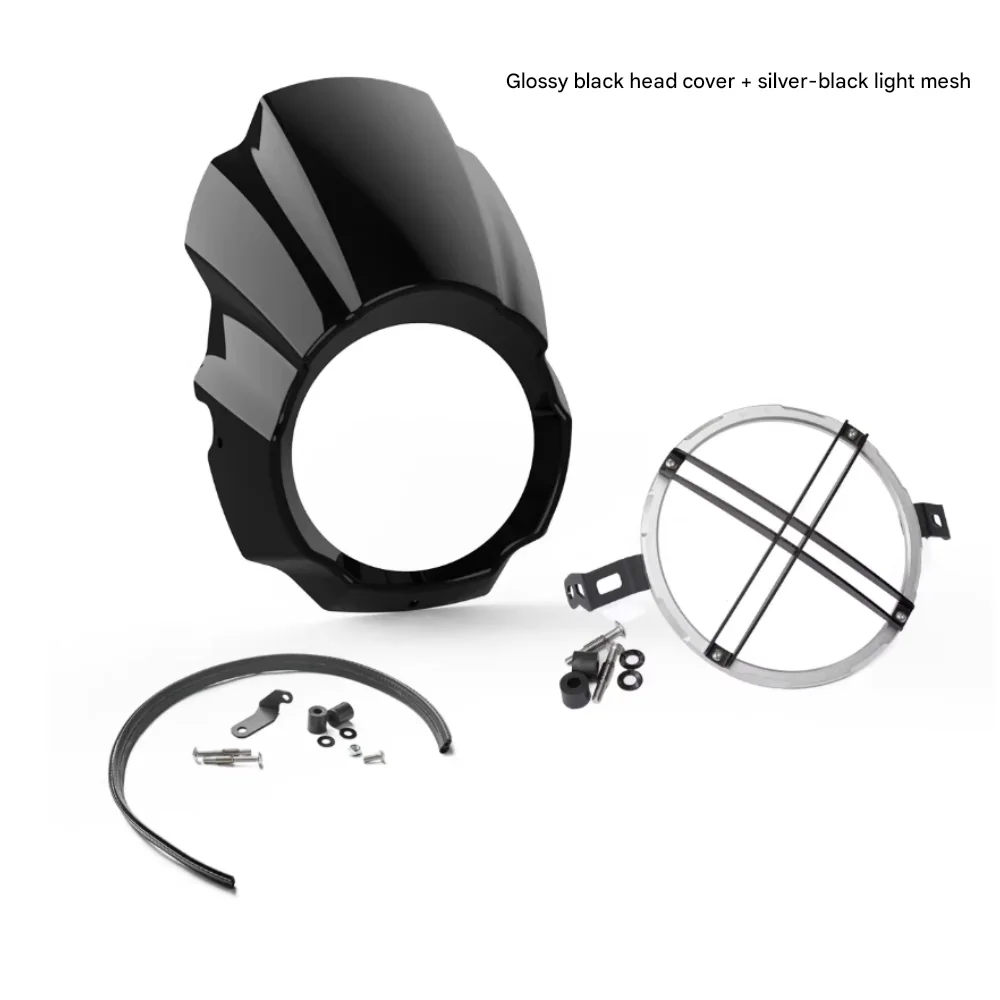 For Haojue TR300 Plus Edition: Dedicated pig head cover, original headlight cover, and uniquely shaped front cover.TR300 Plus