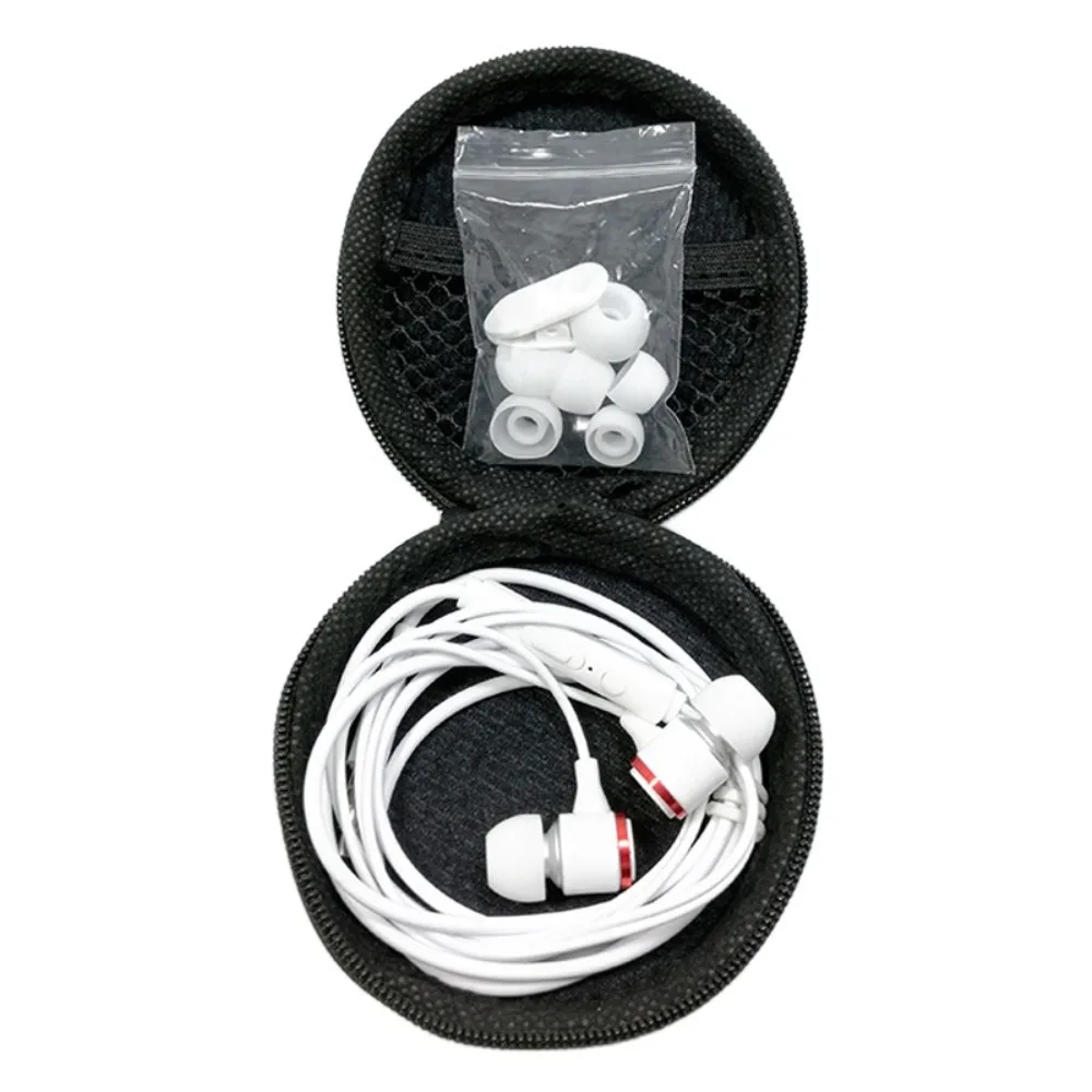 

3.5mm Wired Earphone HiFi Stereo Noise Cancelling in Ear Earphones Wire Control Heavy Bass Wired Headset Phone/tablet/laptop