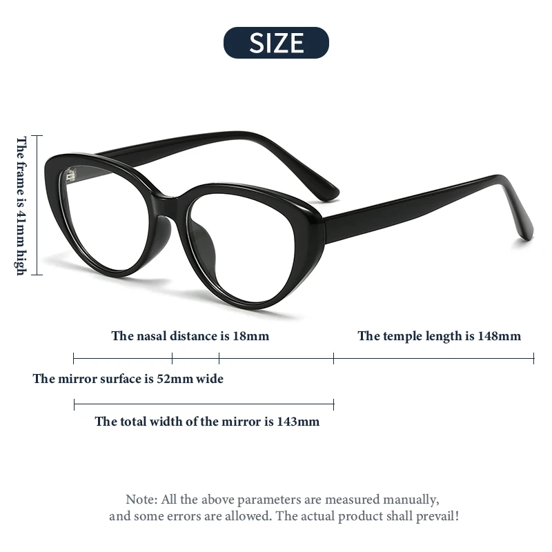 نظارات قصر النظر المربعة الحديثة من KAROS للنساء والرجال عدسات متعددة البؤر تقدمية للكمبيوتر والعمل القريب #4