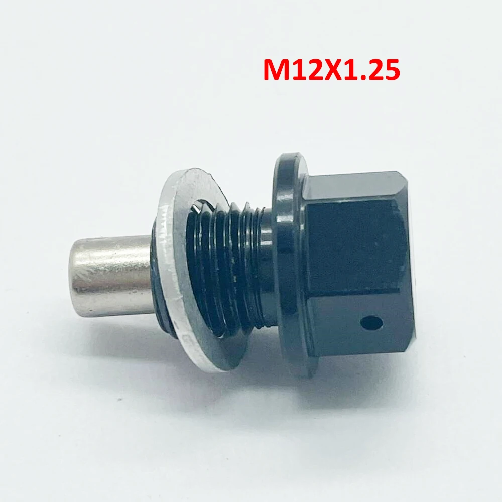 M12X1.25 or M14X1.5 Magnetic Oil Drain Screw for Auto Parts Oil Pan Magnetic Oil Drain Plug for Aluminum Alloy Transmission