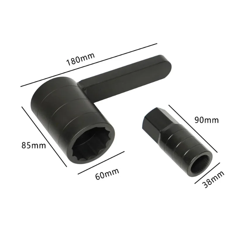 46mm 12-Point Differential Nut Socket Tool Set for Porsche Cayenne VW Touareg Audi Q7 Panamera Differential Axle Removal Socket