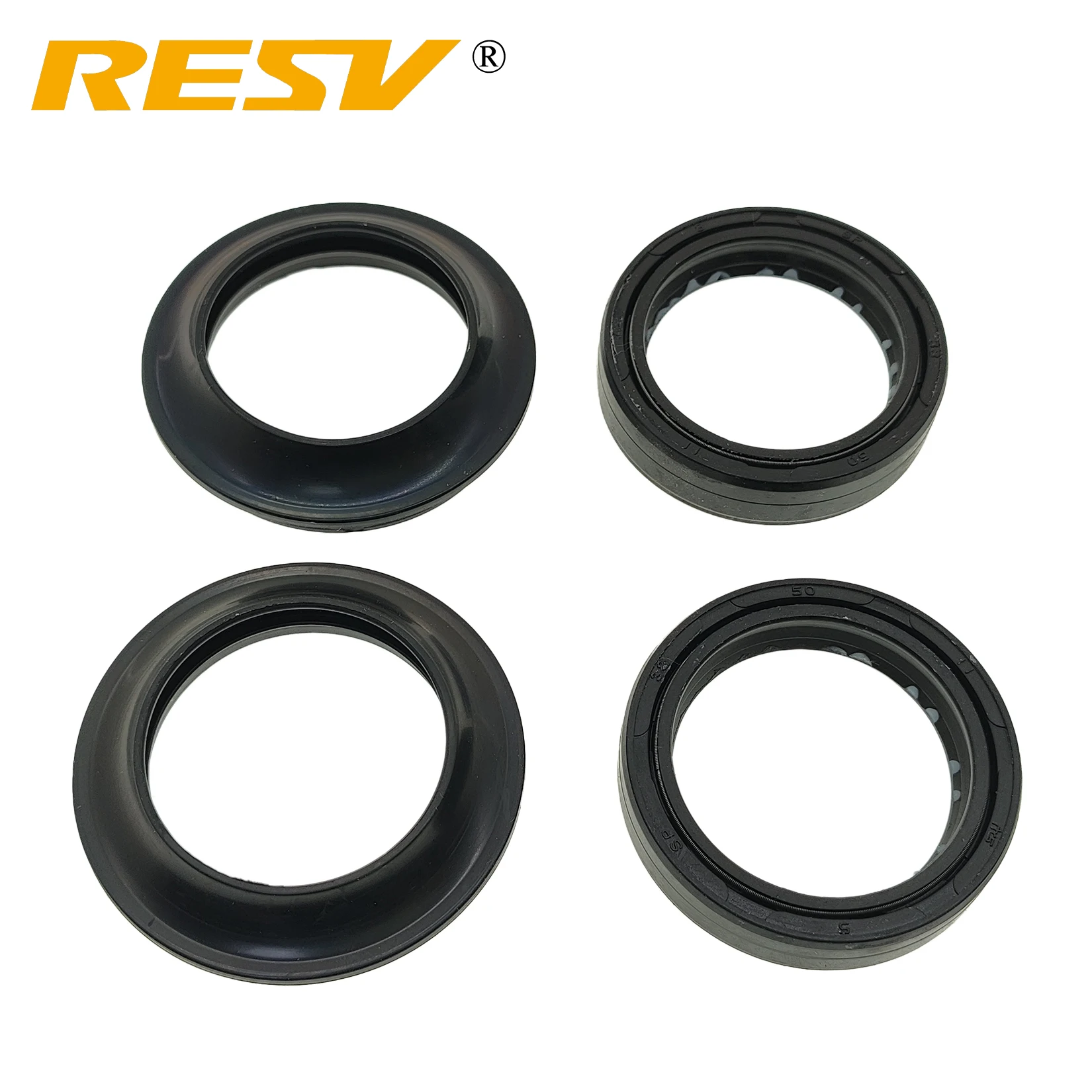 RESV 38x50x11 For GUZZI NEVADA 350 750 SP 750 1000 TARGA 750 V 35 65 75 VT TT BAJA Front Fork Dust Cover Oil Seal 38 50 11