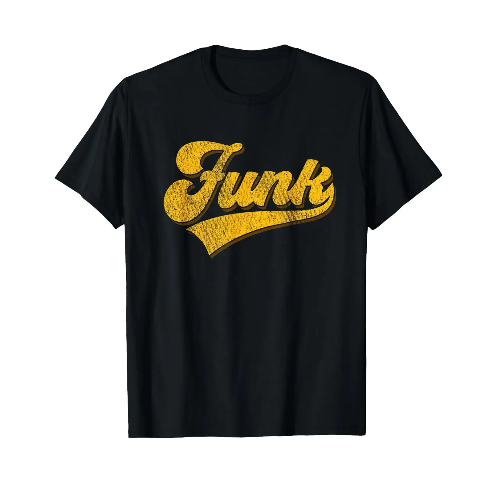 Vintage Style Soul Music Retro Dancing 80s Disco Funk T Shirt black vintage Washed Comfortable fashion Unisex Stretched
