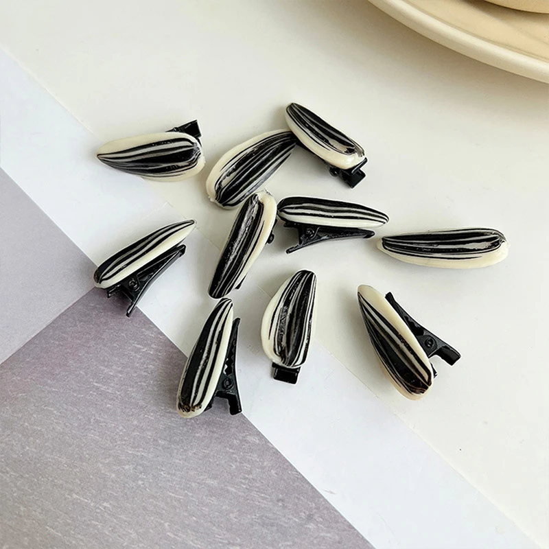 Simulation Food Hairpins Personality Melon Seed Barrettes Hair Clips Funny Hairgrips Creative Fashion Hair Accessories Hair Pins