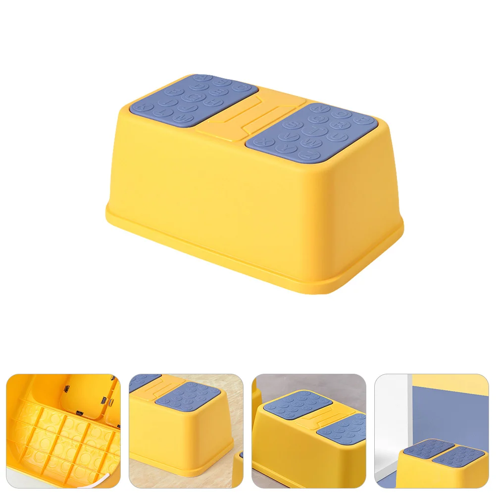 1Pcs Non-Slip Bathroom Footstool Step Stool Stable Footrest Non-Slip Stool Footstool