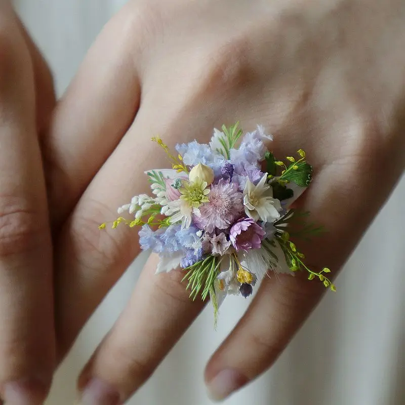 Handmade Monet Garden Spring Proposal Engagement