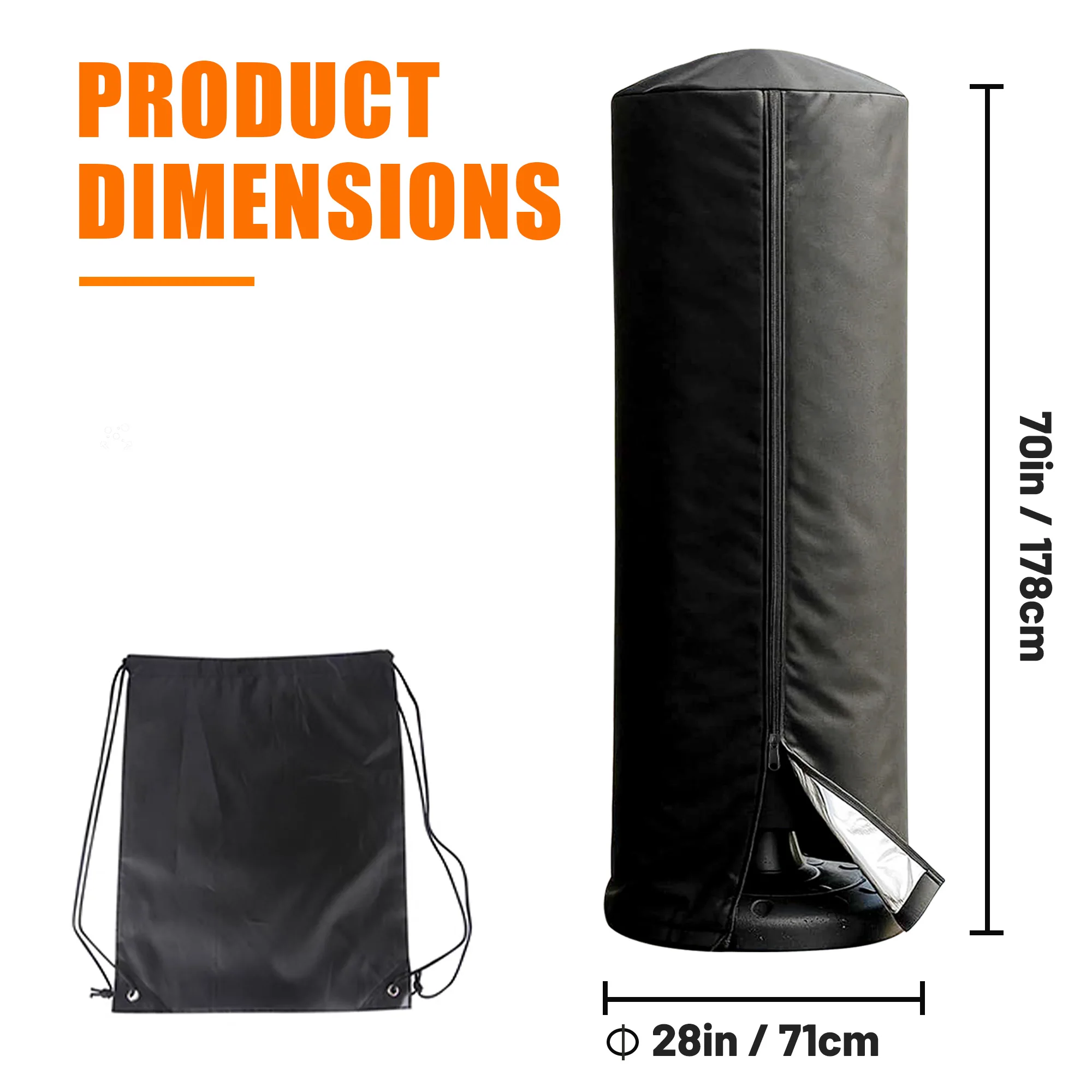 1pc Freestanding Punching Bag Cover, Adjustable Thickened Heavy Duty, Outdoor Boxing