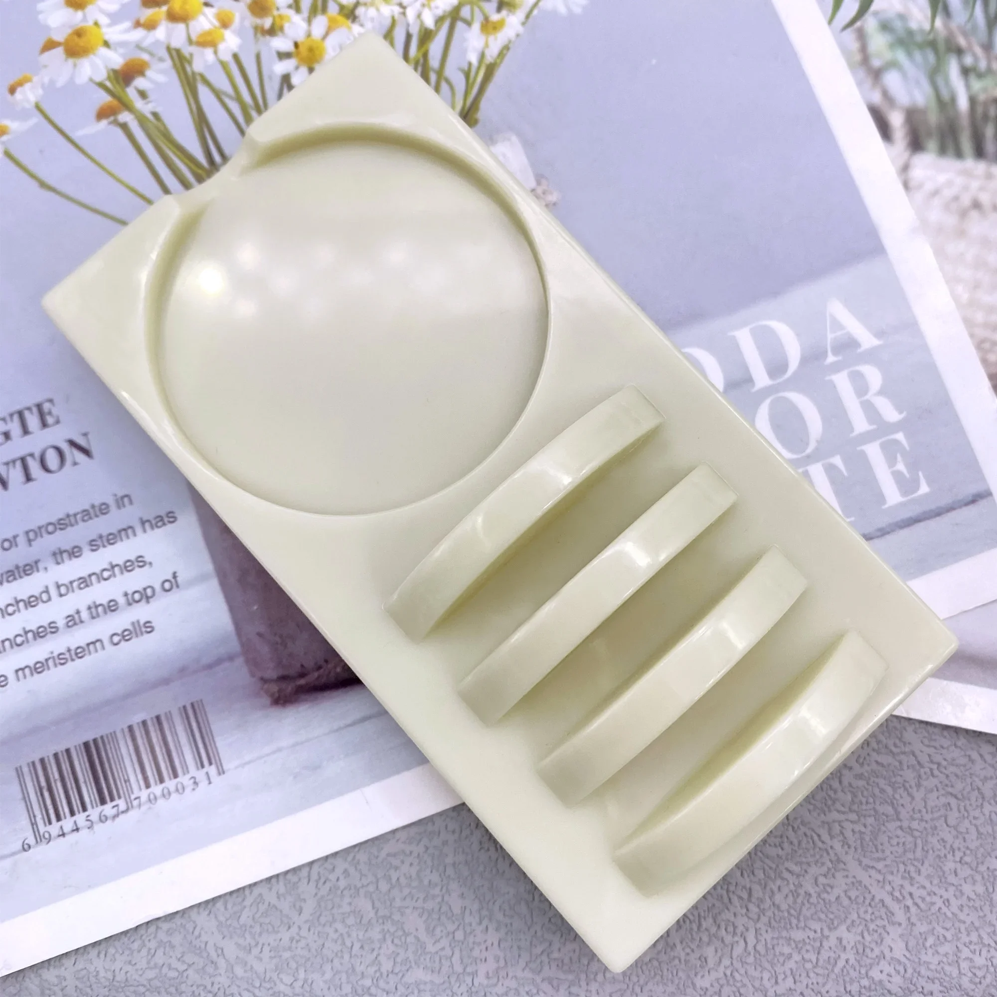 Wimper Extensie Tool Individuele Lijm Pallet Enten Valse Wimpers Jade Plaat Pad Zelfklevende Lijmstandaard Holde Make-Up Tools