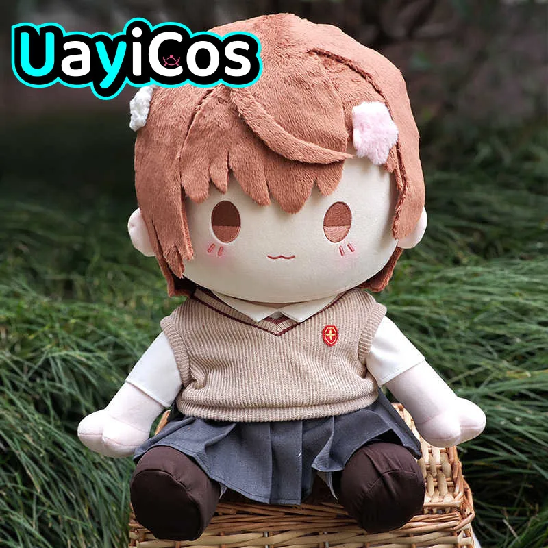 40cm Game Japanese Anime Misaka Mikoto Stuffed Plushies Plush Cotton Doll Clothes Soft Pillow Anime Figure Toy For Kids Gifts