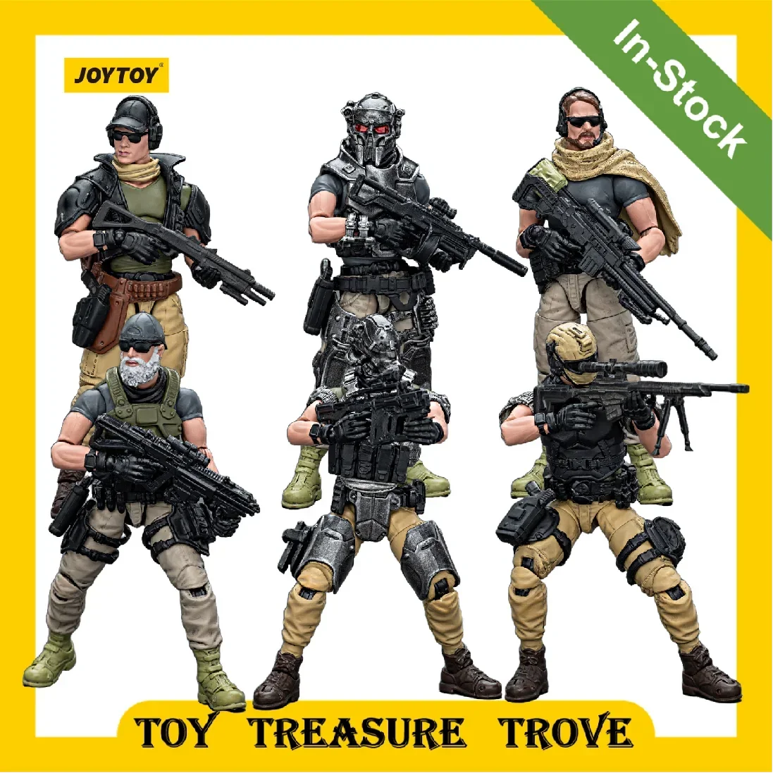 

[In-Stock] JOYTOY Warhammer 40k 1/18 Action Figures Sack Mercenaries removable Anime Military Model Toys Collection juguetes