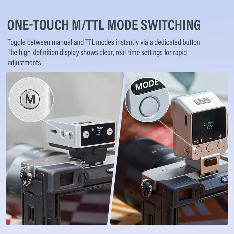 Godox iT20 iT22 C/N/S/F/O فلاش جيب بشاشة تعمل باللمس TTL 2.4G لاسلكي على فلاش الكاميرا لكانون سوني نيكون أوليمبوس فوجي فيلم