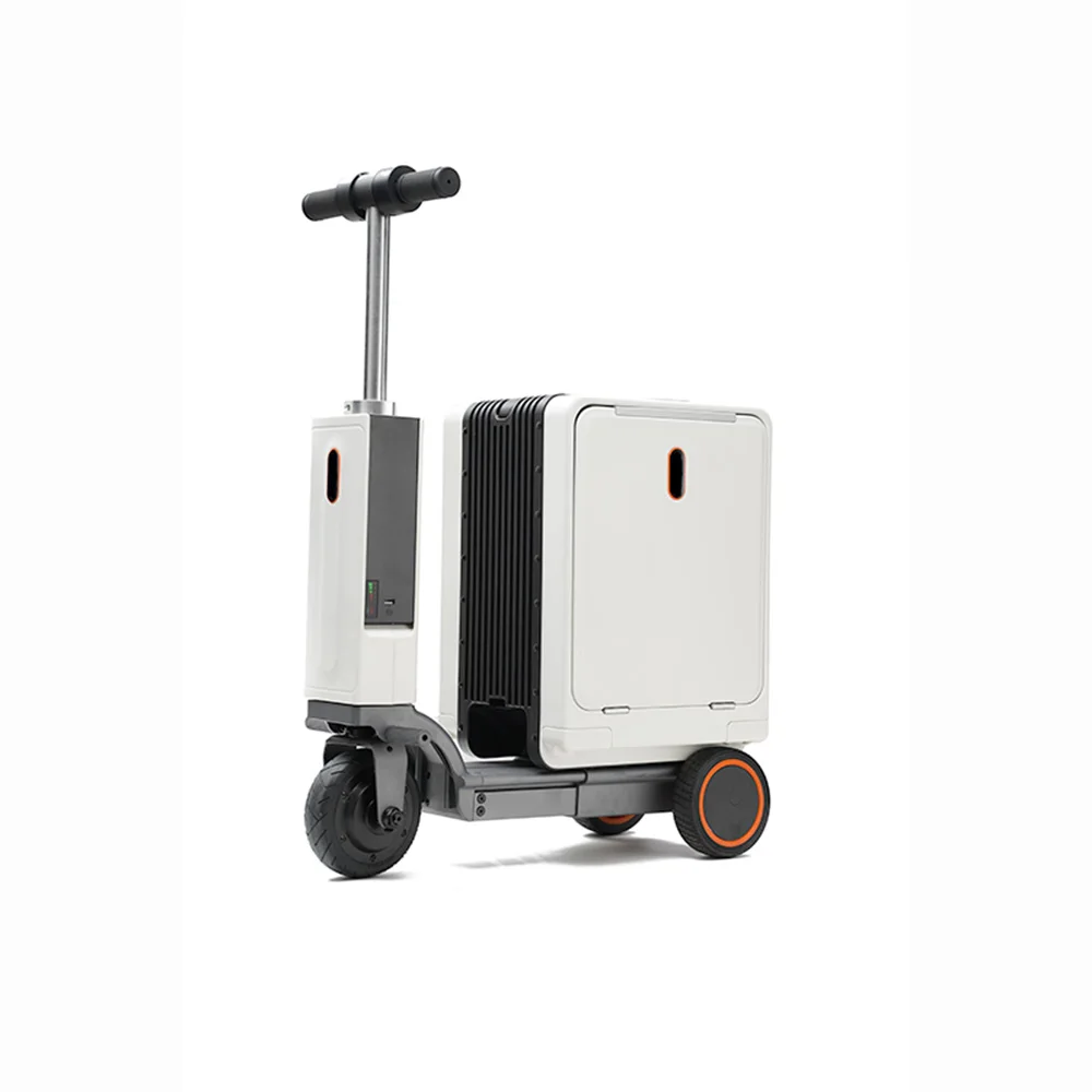 

Умный электрический чемодан-самокат на колесиках, автоматический передвижной чемодан-скутер, электрический чемодан для езды