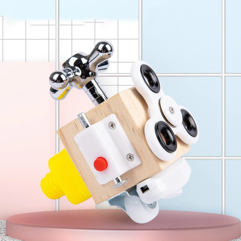 Wielofunkcyjny blok edukacyjny 6 w 1 dla dzieci, zabawka drewniana edukacyjna i wczesnoedukacyjna, zabawna i interesująca.