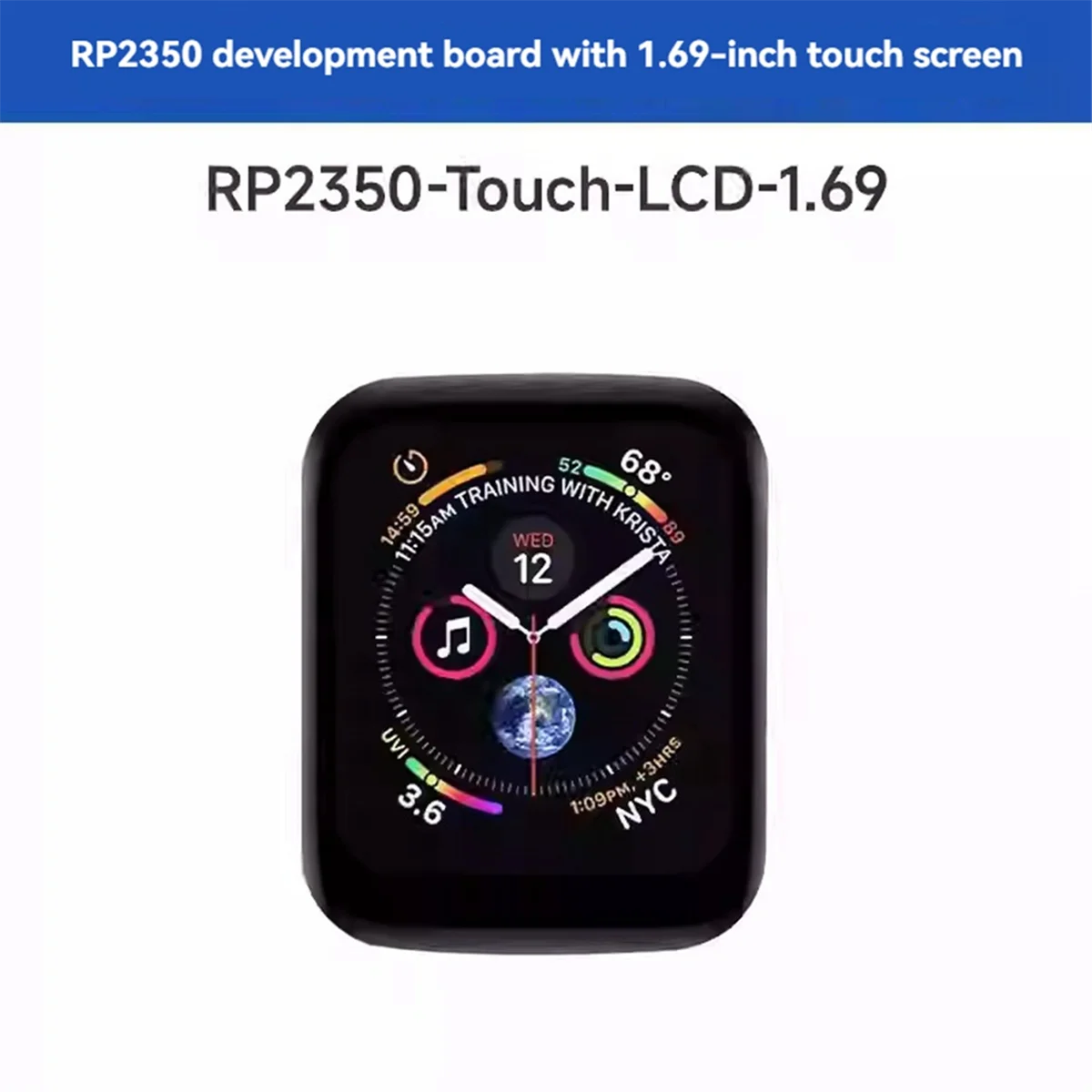 Плата разработки микроконтроллера RP2350 Плата разработки микроконтроллера RP2350 Двухъядерный ARM Touch LCD