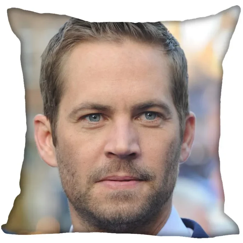 Paul Walker Pillow Case For Home Decorative Pillows Cover Invisible Zippered Throw PillowCases 45X45cm