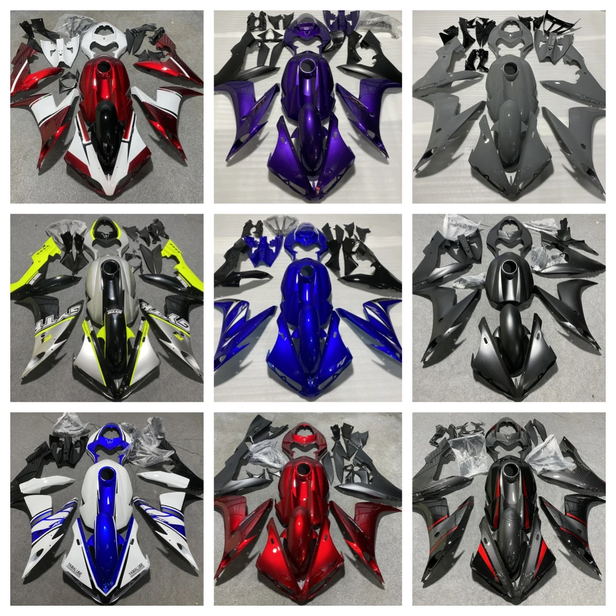 Motorrad Verkleidung Kit ABS Kunststoff Körper Injektion Verkleidungen Karosserie Bodykits Für Yamaha R1 YZF 1000 YZF R1 YZF-R1 2004 2005 2006