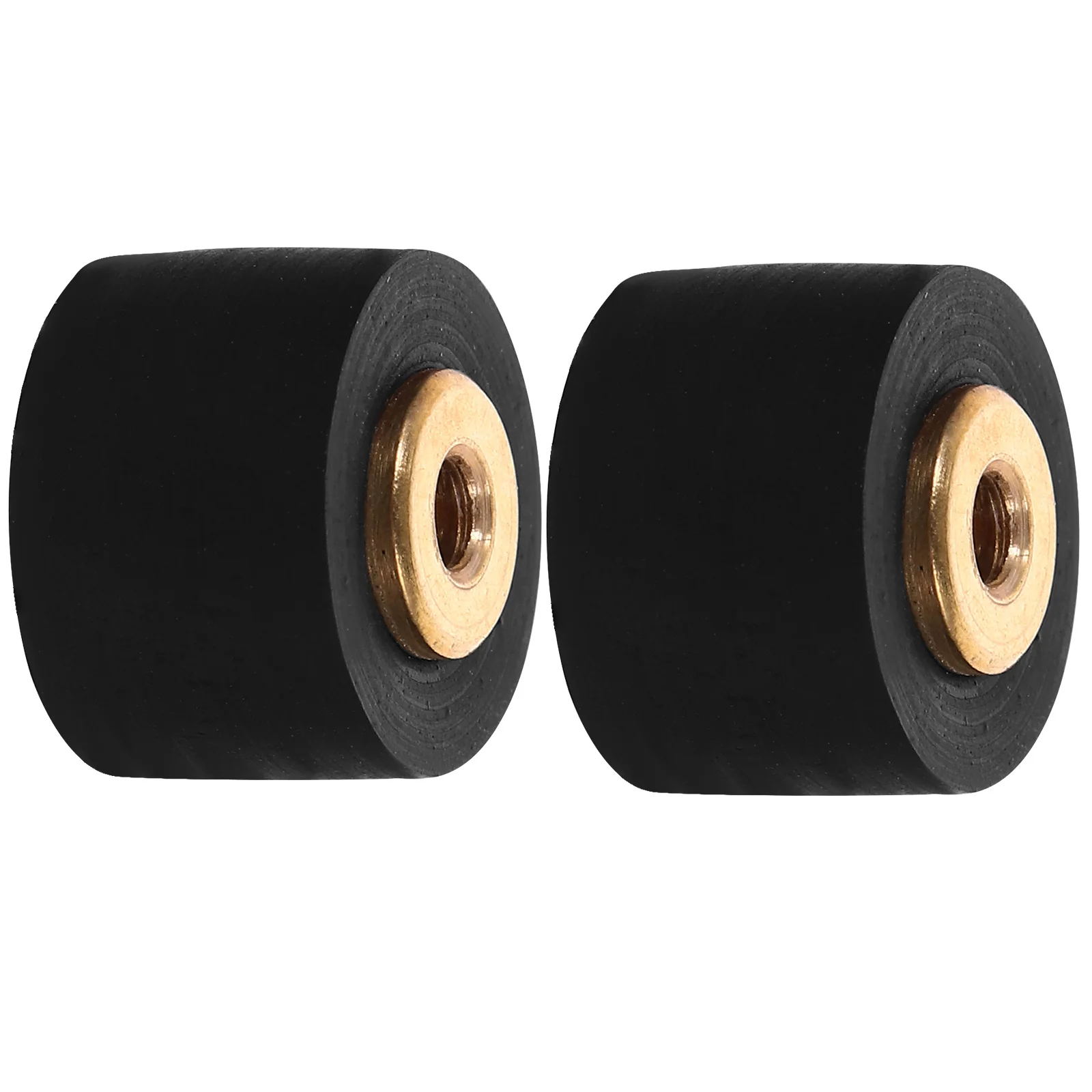 2Pcs Pinch Roller 10mm Pulley Wheel for Recorder Radio Tape Audio Repair Maintenance Durable Rubber Material Pinch Roller