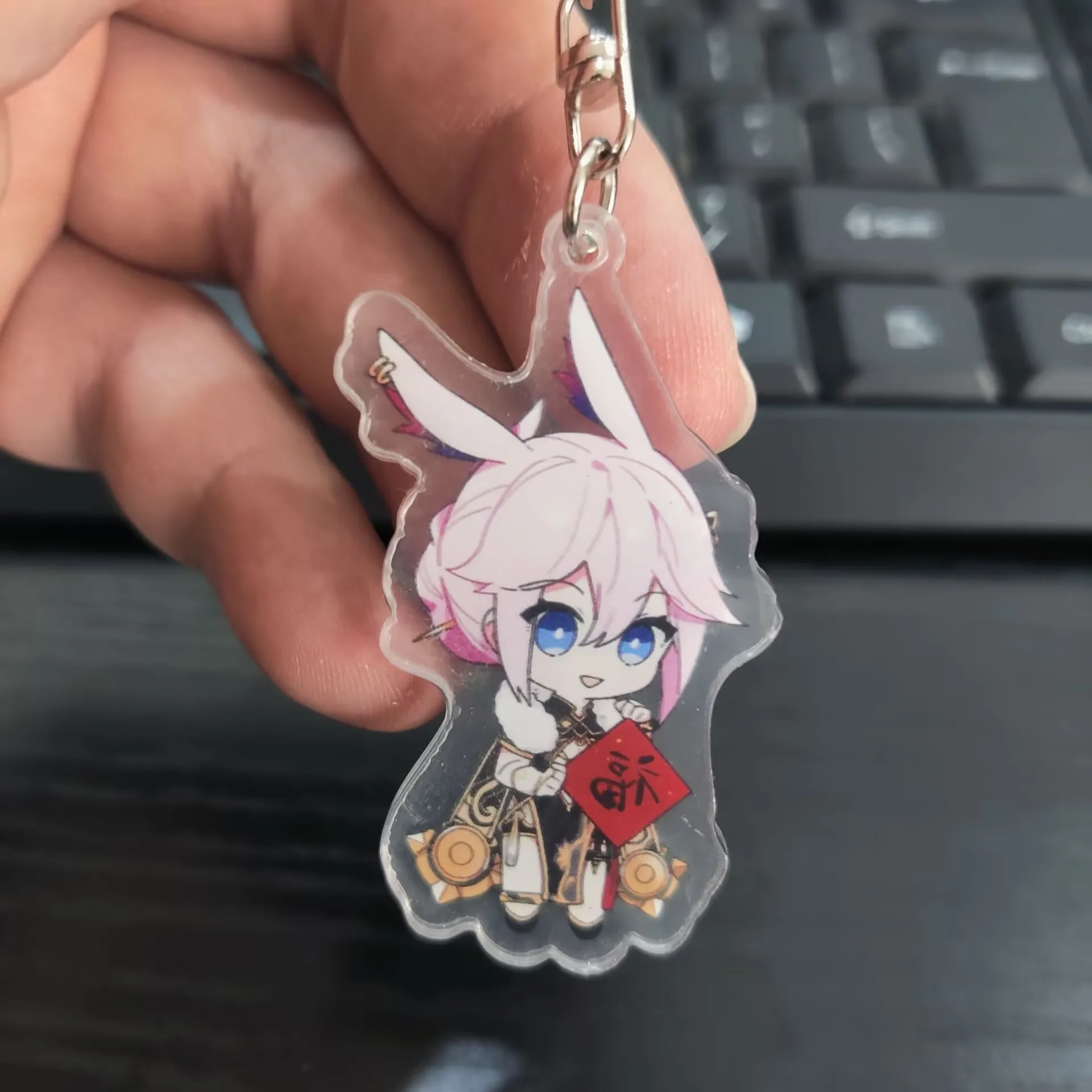 Honkai Impact 3 Anime Figures Raiden Mei Rita Rossweisse Acrylic Keychains Kiana Kaslana Cute Bag Decor Pendant Fans Xmas Gift