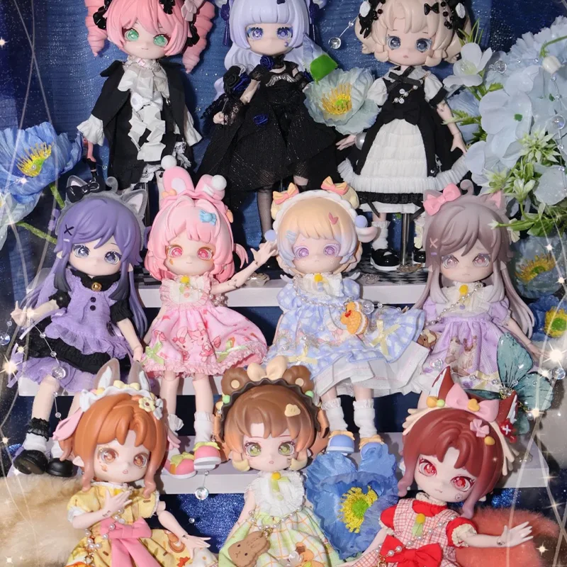 

Sweet Story Fantasy Forest Series Bjd Mobile Doll 12-точечная милая мультяшная слепая коробка игрушка в подарок настольное украшение Коллекционная модная