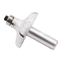 Diamond Router Bits 1/2 Inch Shank Brazed Profile Wheel For Quartz Stone Artificial Stone Granite Marble Ceramic