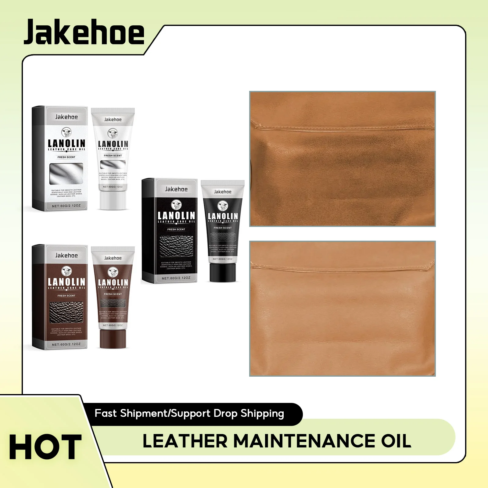 Leather Maintenance Oil Shoes Cloth Sofa Bags Seat Leather Polishing Scratches Dust Removal Anti Cracking Leather Restorer Paste