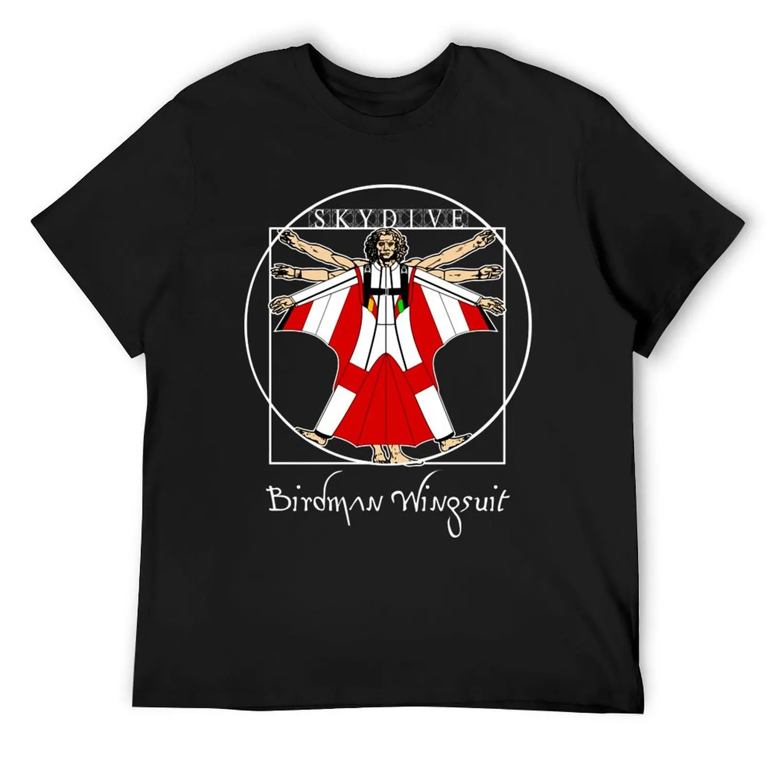 Mod.4 Wingsuit Birdman Skydiving T-Shirt vintage graphic tee summer top men tshirt