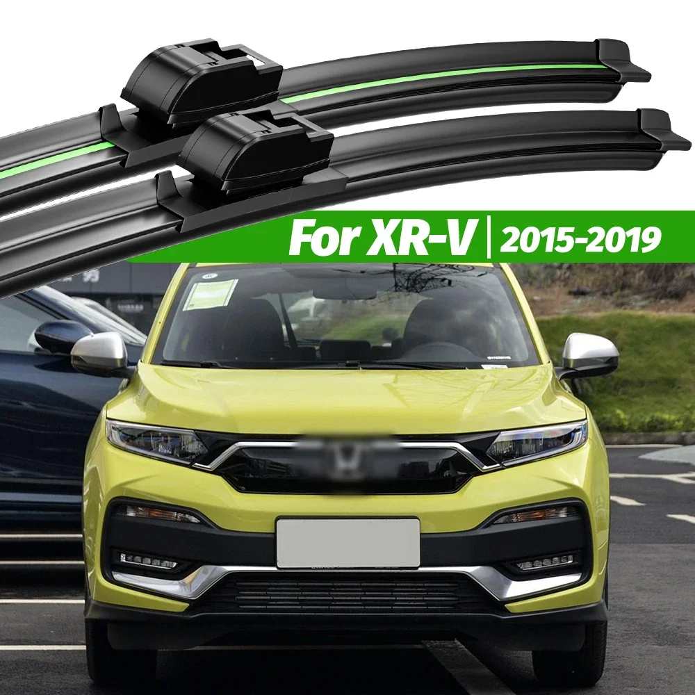 

For Honda XR-V XRV XR V 2015-2019 2pcs Front Windshield Wiper Blades 2016 2017 2018 Windscreen Window Accessories