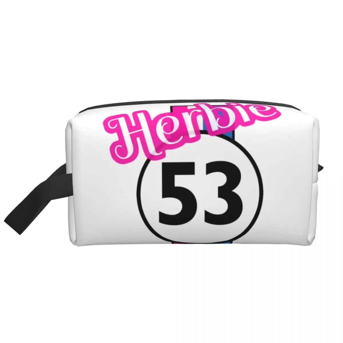 Custom Not Barbie Herbie Love Bug Travel Cosmetic Bag Women Anime Girl Makeup Toiletry Organizer Lady Beauty Storage Dopp Kit