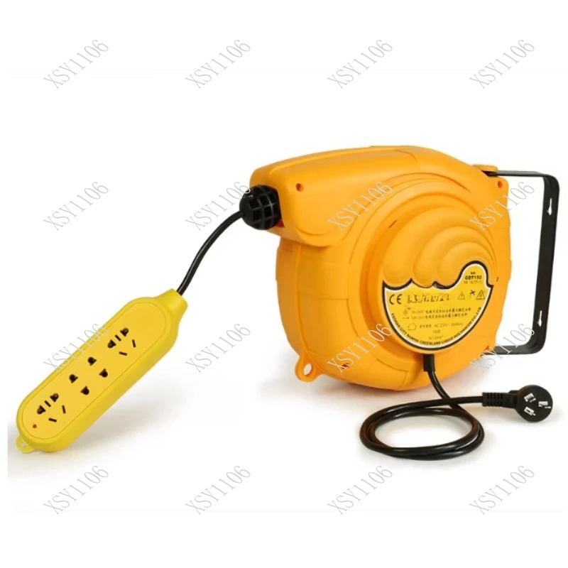 GDT150 Self-Shrinking Drum Copper Core Wire Bull Socket Winding Device 15m Length for Electrical Wiring And Installation