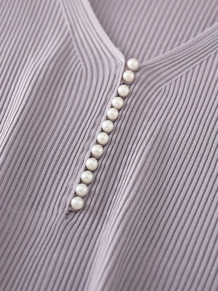 Women Summer Tops Viscose Knit Tank Top Fitness Sexy Sleeveless Pearl Buttoned T Shirt Elegant Lady Bottoming Tees A-001