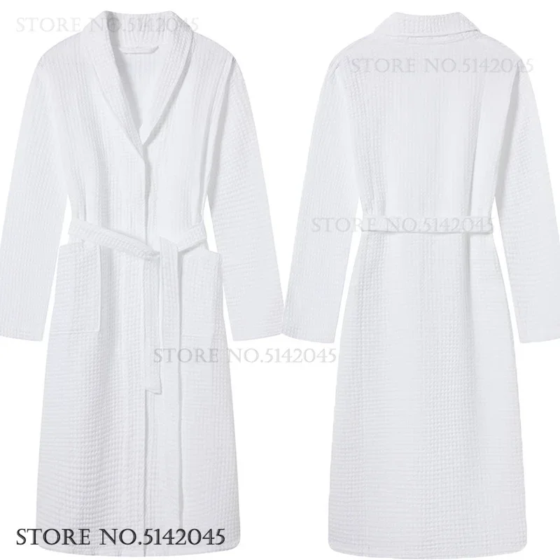 

Весенне-осенний хлопковый халат, кимоно, халат, вафельное платье с длинными рукавами, пеньюар, одежда для сна, домашнее платье, свободная одежда для дома, ночная рубашка