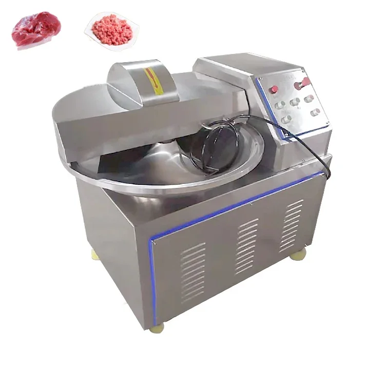 Multi functional 20L/40L industrial vegetable cutting machine, automatic sausage and meat bowl cutting machine, 40L